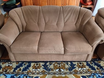 Zestaw sofa + 2 fotele! Stan bardzo dobry!