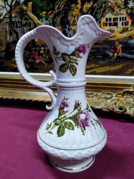 Porcelanowy wazon 22cm Chodzież dzbanek