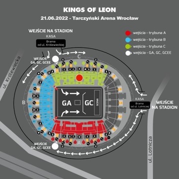 Kings of Leon - premium sektor 2 bilety