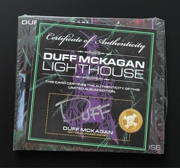 Duff McKagen - Guns n Roses - deluxe cd autograf!