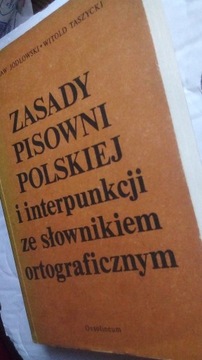 Zasady Pisowni Polskiej i interpunkcji