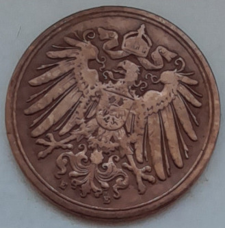 Cesarstwo Niemieckie 1 fenig,  1906 E