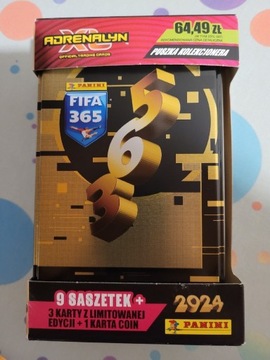 Mega puszka FIFA 365 Panini 2024 9 saszetek