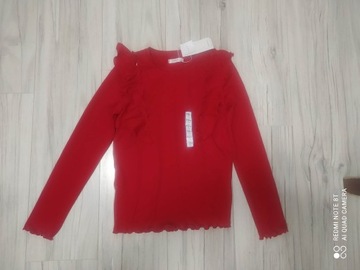 Nowa bluzka czerwona  dziewczyna Reserved r. 152cm