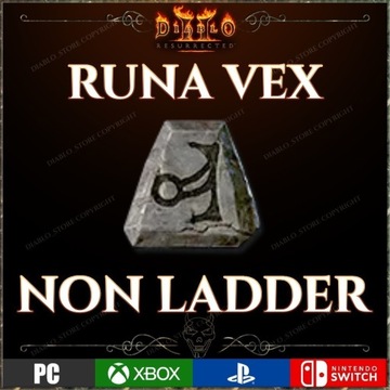 Diablo 2 Resurrected Runa Vex NON-LADDER NLD D2R