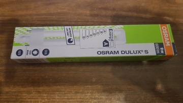 Świetlówka Osram Dulux S, 9W, 600 lm, G23, kl. A 