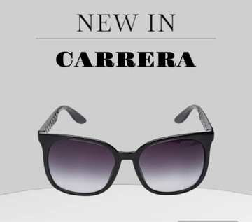 Okulary przeciwsłoneczne Carrera 5004 lekko cieniowane czarne