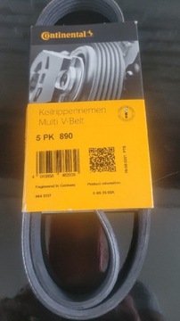 Pasek wielorowkowy Continental 5 PK 890