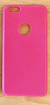 obudowa iPhone 7+ plus 8+ różowa etui case gumowa 