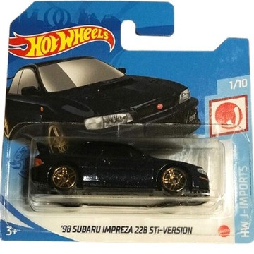 Samochodzik Mattel Hot Wheels 98 subaru impreza