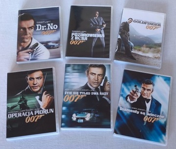 Kolekcja James Bond Sean Connery 6 DVD