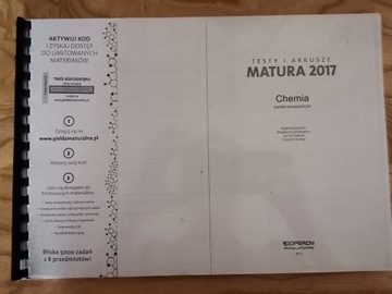 Chemia - Testy i Arkusze Matura 2017 Operon