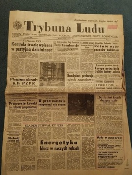 Gazeta polska z czasów prl/polski ludowej 90 zł  D