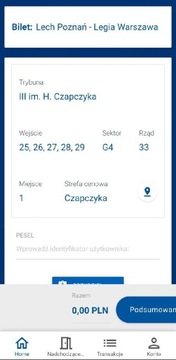 Bilet Lech Poznań - Legia Warszawa 12.05.2024