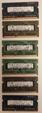 pamięć SODIMM 1GB PC3-8500 Samsung/Hynix