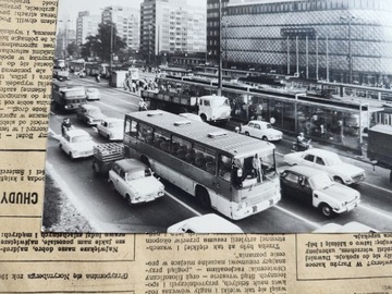 Fotografia NRD Lipsk 1980 motoryzacja autobus