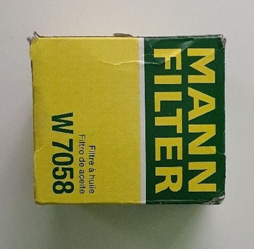 Filtr oleju Mann Filter W7058 / OP540/1
