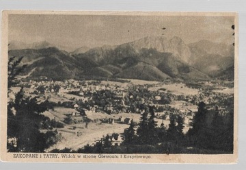 Zakopane TATRY Widok w stronę Kasprowego