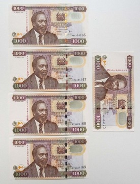 Banknot 1000 szylingów Kenia 2004 UNC P.45