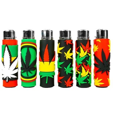 Zapalniczka Clipper Pop Covers Weed Colors 30 szt.