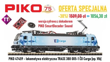 PIKO 47459 TRAXX 388 005-1 ČD C - OFERTA SPECJALNA