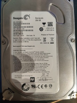 Seagate barracuda 250GB 7200rpm 3,5"