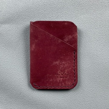 Skórzany Handmade - Cardholder - Portfel na karty