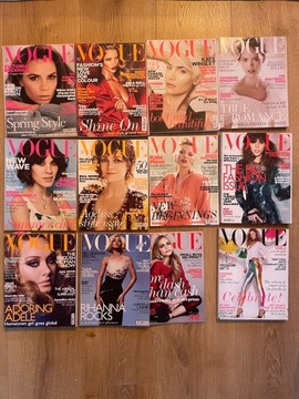 Vogue kolekcja Anglia UK 2010-2014 Wielka Brytania