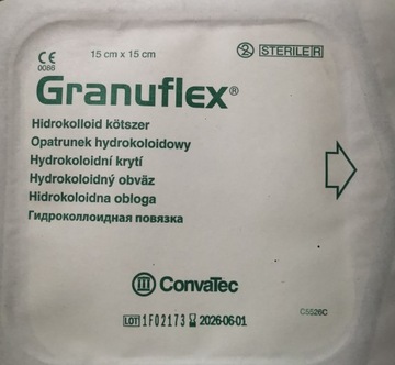 Granuflex opatrunek hydrokoloidowy 15x15 cm 1 szt.