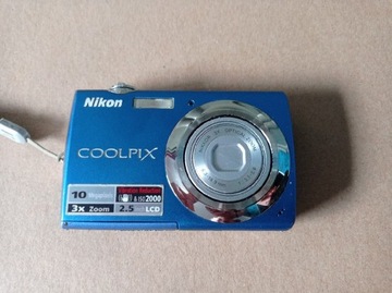 Nikon Coolpix aparat kolor niebieski