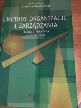 Metody organizacji i zarządzania