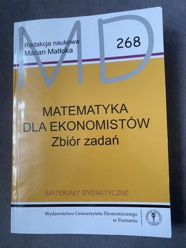 Matematyka dla ekonomistów - zbiór zadań 