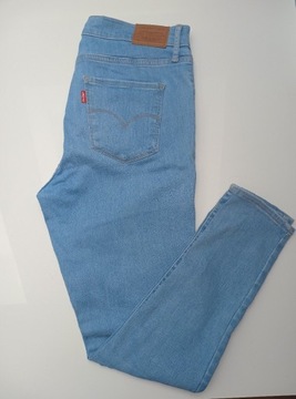 Nowe jeansy Levi's 720 z wysokim stanem rurki W31 L28 31/28 skinny high