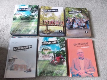 Zestaw 6 książek "SZCZĘŚCIARZ URODZONY W PRL-u"