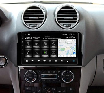 Radio android 9.1" 4+64 do MERCEDES BENZ ML (W164)