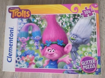 PUZZLE Trolls 104el. dla dzieci