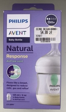 Butelka niemowlęca PHILIPS AVENT 125ml-Antykolkowa