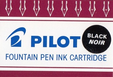 PILOT Black IC-50 Wkłady atramentowe do pióra