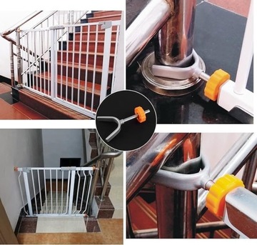 4 śruby do barierki zabezpieczającej schodowej