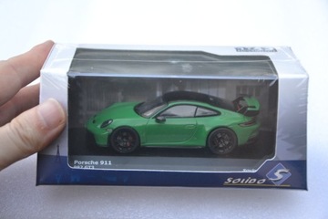 Porsche 911 GT3 992 Solido 1/43 python green 2021