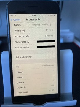 iPhone 8 64GB jak nowy