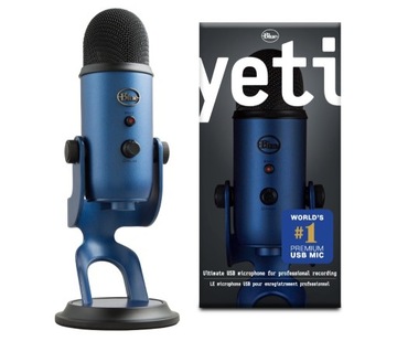 Mikrofon Blue Yeti Midnight Blue USB niebieski NEW