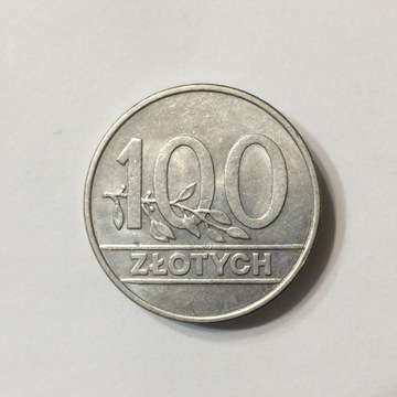 100 zł złotych 1990r.