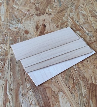 Płyty drewniane fingerboard klon