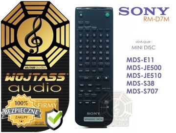 ORYGINALNY pilot SONY RM-D7M MiniDisc MD Mini dysk