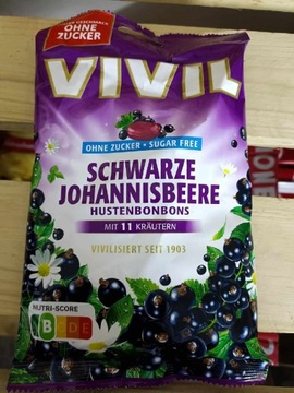 Cukierki Vivil Schwarze Johannisbeere