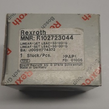 Łożysko kulkowe liniowe R102723044 Bosch Rexroth