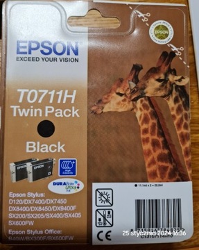 Epson T0711H twin pack orginał