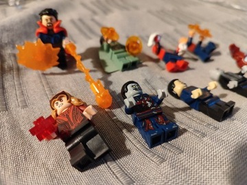LEGO 76218 figurki Marvel komplet 9 sztuk