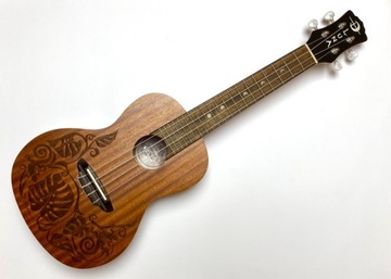 Ukulele i pokrowiec | Luna Ukuleles model Mo’o